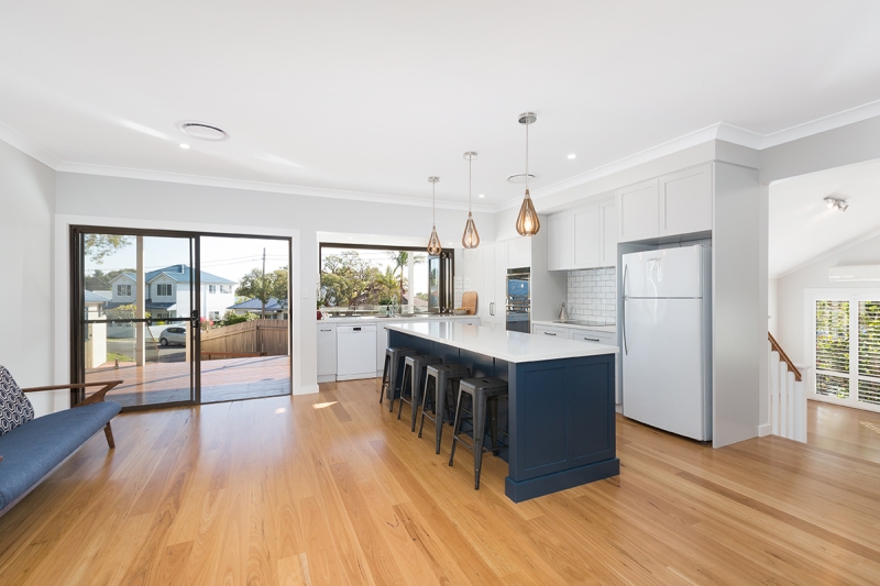 first floor addition open plan kitchen jannali