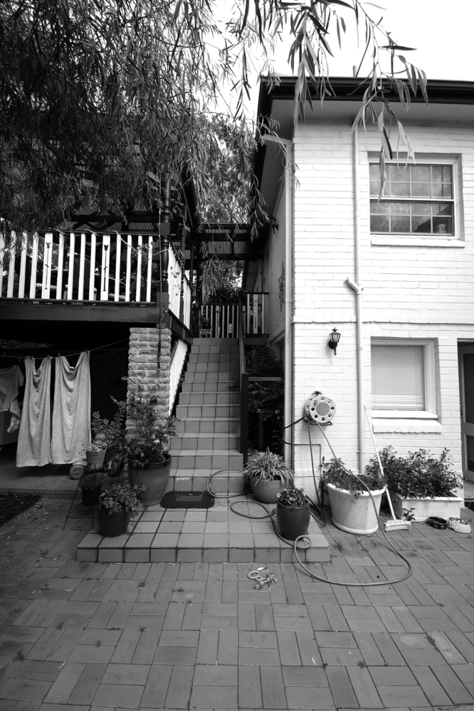 home extension external frontyard staircase caringbah before