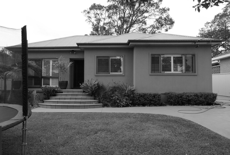 house renovation caringbah external before