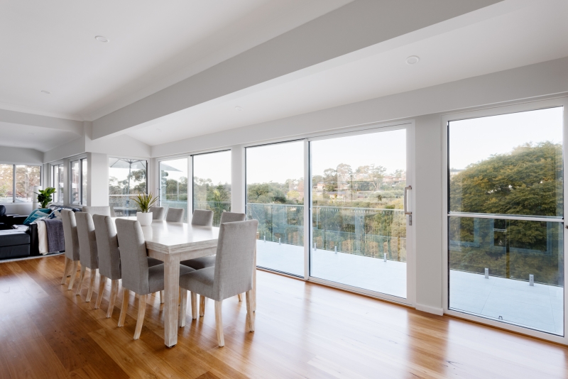 home renovation oyster bay balcony dining room