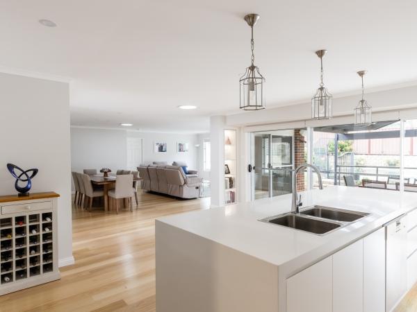 ground floor extension open plan kitchen renovation alfords point