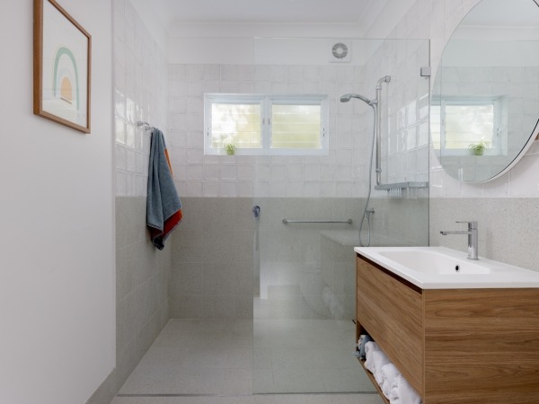 modern bathroom renovation caringbah