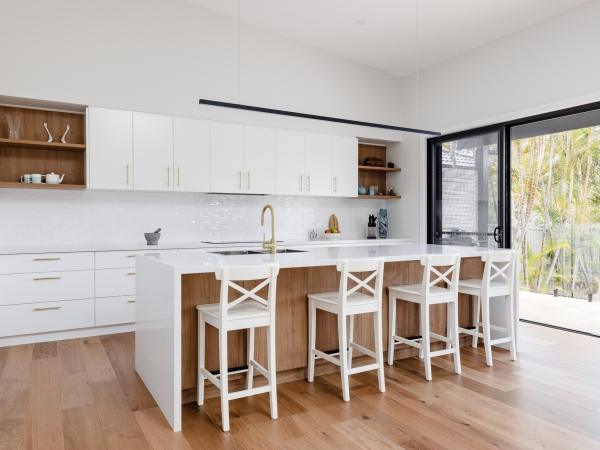 ground floor renovation kitchen with island sutherland shire