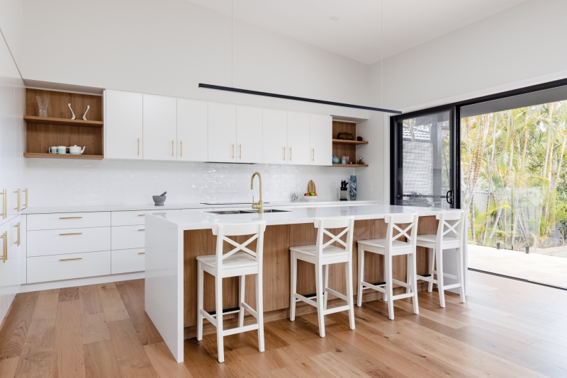 ground floor renovation kitchen with island sutherland shire