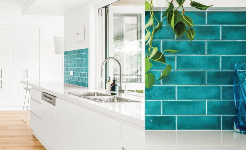 Kitchen Renovation Sydney-splashback tiles-Rossmark Building Designers