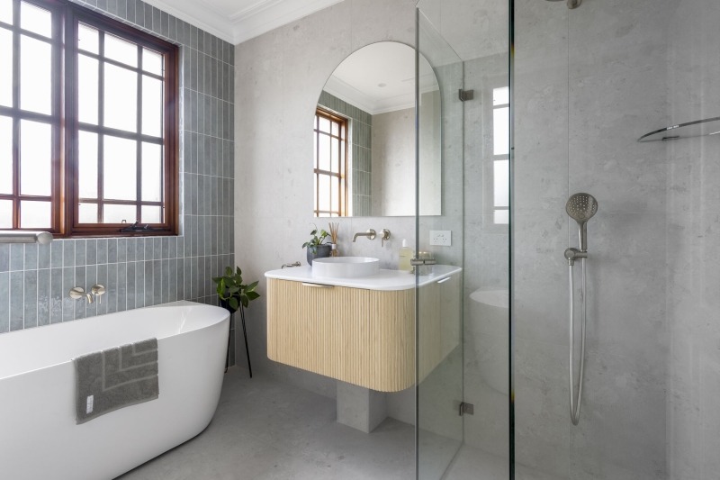 Bathroom Renovation - Shower Rossmark Building Designers - house extension - shire builder designer