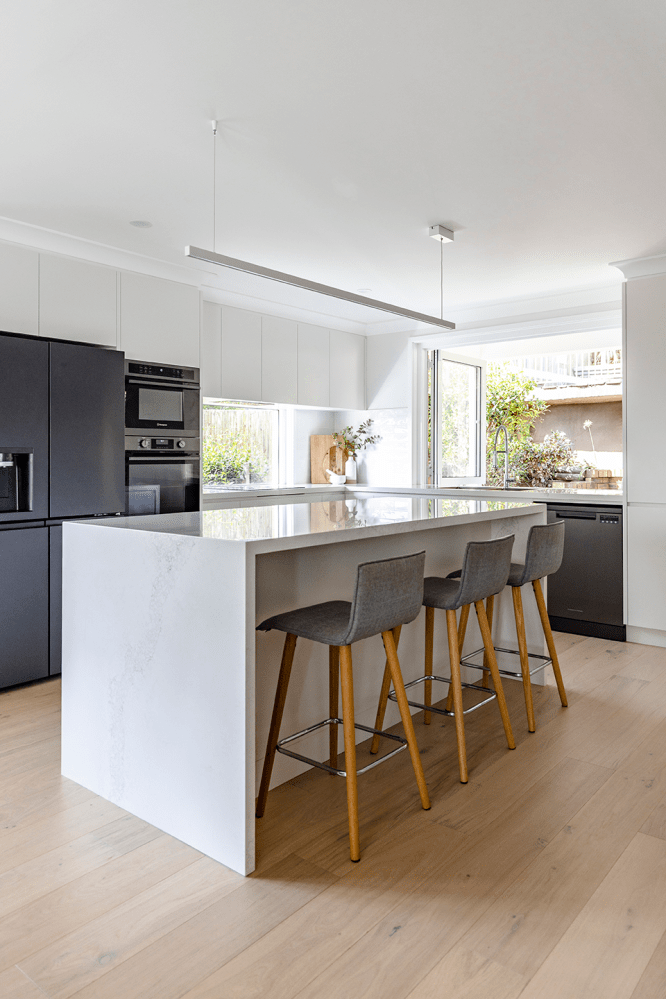 Second storey addition-kitchen-Rossmark Building Designers - house extension - shire builder designer